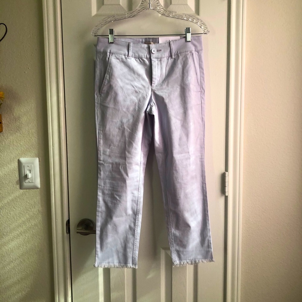 Loft light blue girlfriend chino pants